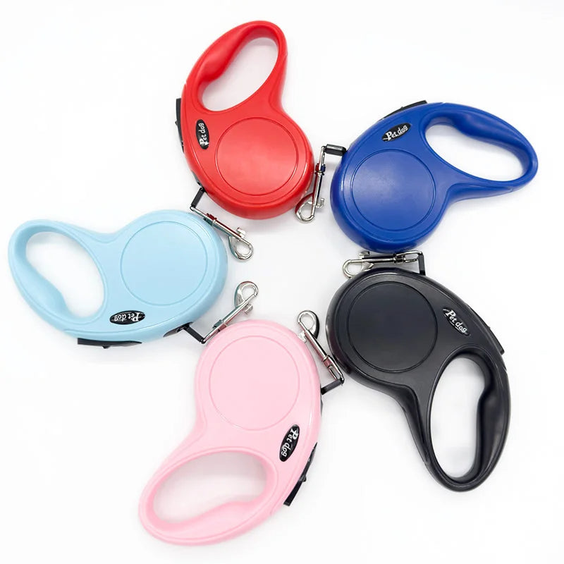Automática retrátil pet trela para cães pequenos e médios, nylon durável, gato chumbo estender chumbo, caminhar e correr corda de tração