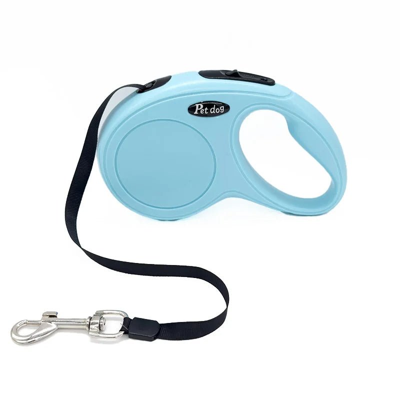 Automática retrátil pet trela para cães pequenos e médios, nylon durável, gato chumbo estender chumbo, caminhar e correr corda de tração