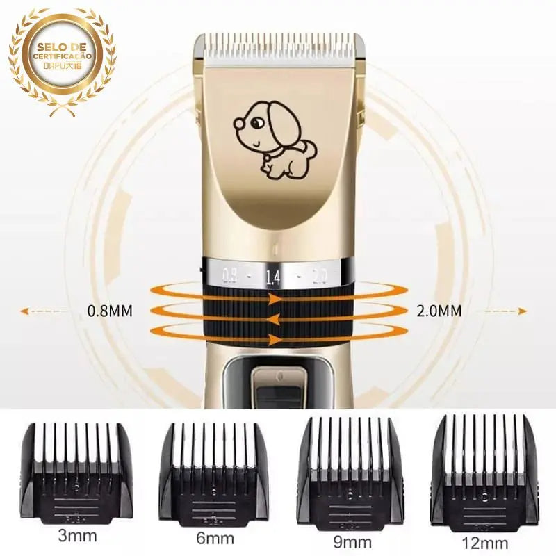 DAFUSHOP Maquina de Tosa Bateria Recarregável Pet Dog Hair Machine Tosa&nbsp;