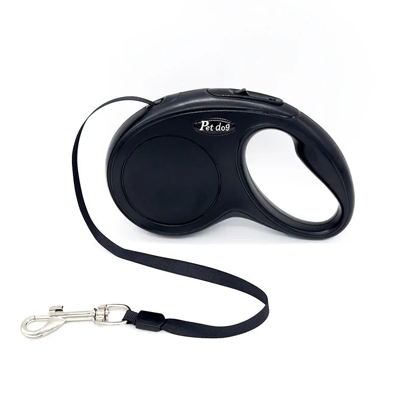 Automática retrátil pet trela para cães pequenos e médios, nylon durável, gato chumbo estender chumbo, caminhar e correr corda de tração