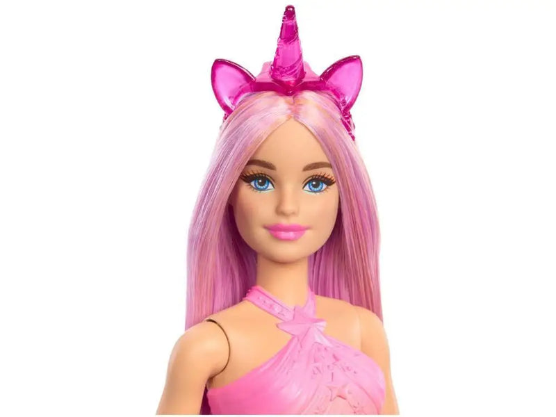 Boneca Barbie Saia de Unicórnio de Sonho Rosa