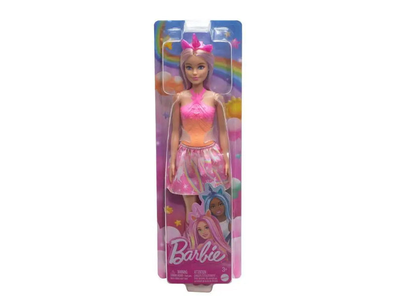 Boneca Barbie Saia de Unicórnio de Sonho Rosa