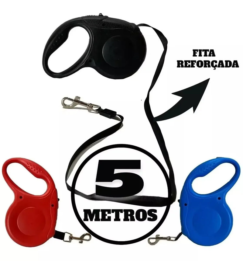 Automática retrátil pet trela para cães pequenos e médios, nylon durável, gato chumbo estender chumbo, caminhar e correr corda de tração