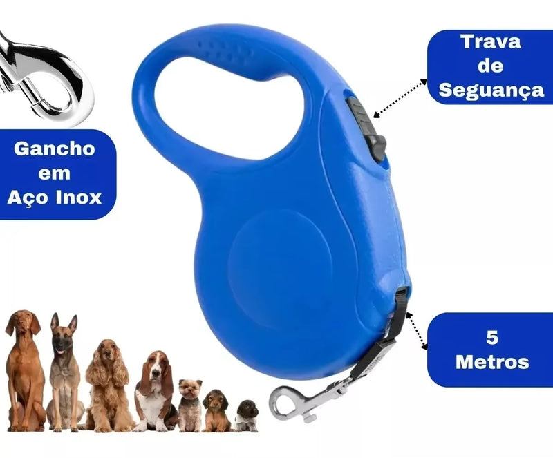 Automática retrátil pet trela para cães pequenos e médios, nylon durável, gato chumbo estender chumbo, caminhar e correr corda de tração