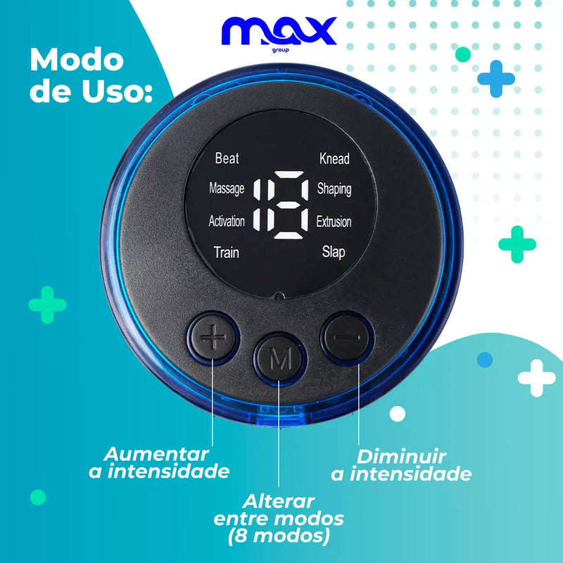 Massageador Portátil Aparelho De Fisioterapia Pernas Pescoço 110V/220V