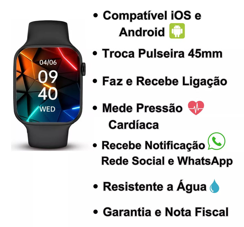 Smartwatch Iwo W28 Pro Serie 8 45mm