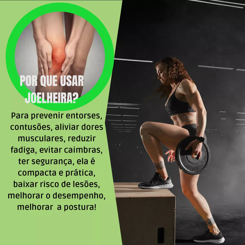 Joelheira Compressão Tensor De Joelho Reforço Patelar