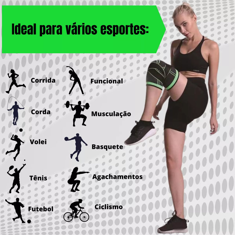 Joelheira Compressão Tensor De Joelho Reforço Patelar