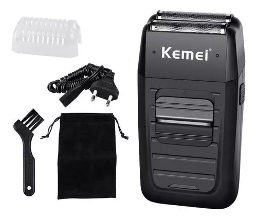 Barbeador Eletrico Shaver Maquina Kemei Km-1102 110V/240V