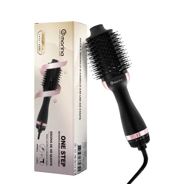Escova Secadora e alisadora，Prancha de Cabelo Profissional 127/220v
