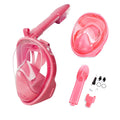 Máscara Mergulho Snorkel Full Face Infantil Animal Tubarão Crocodilo